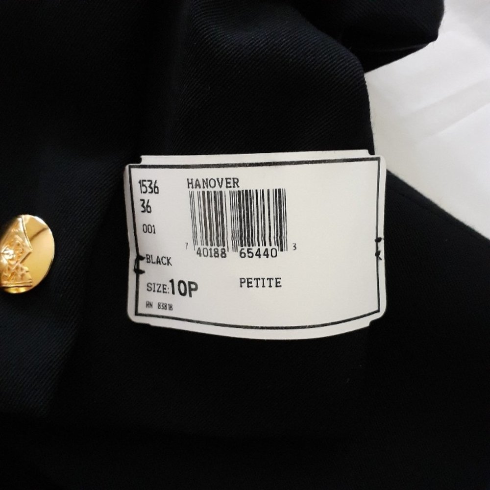 Austin Reed Black Wool Hanover Blazer 10P NWT New with Tags - Picture 8 of 14